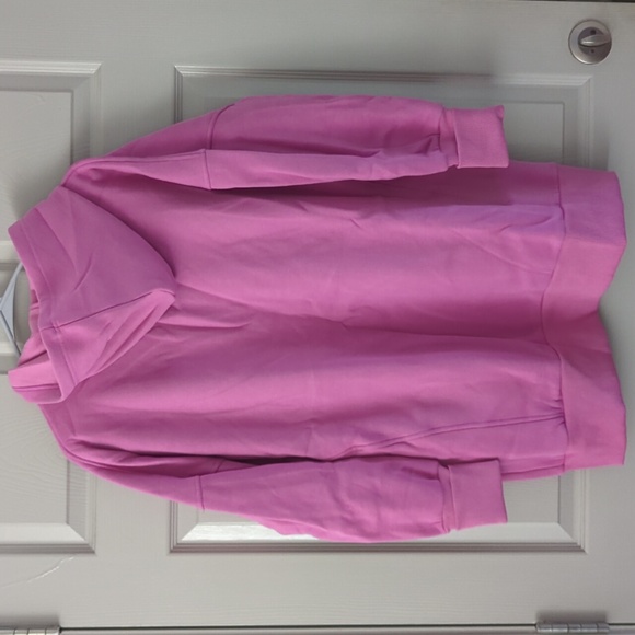 Salty Wave Purple Never Take Off Button Front Tunic Hoodie with Pockets- M - Picture 14 of 14